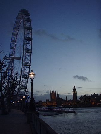 Big Ben and The Eye London England