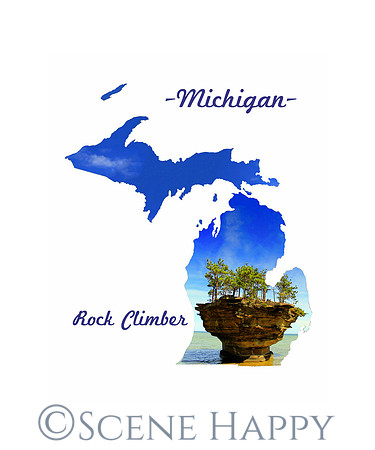 Michigan Rock Climber