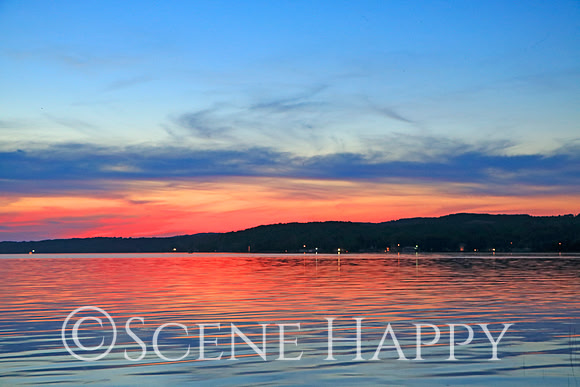 Sunset Portage Lake