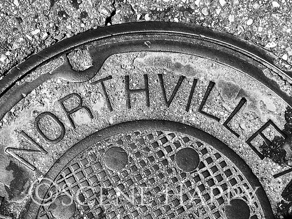 Northville Manhole BW