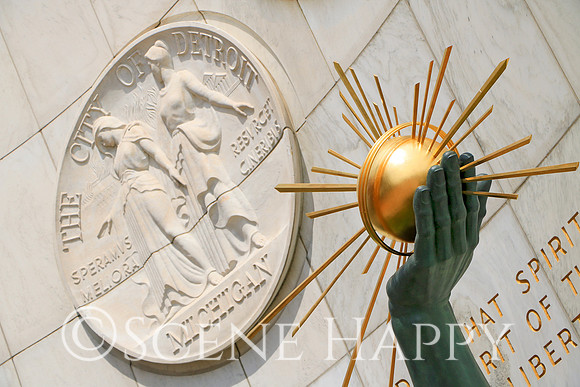 Spirit of Detroit Hand
