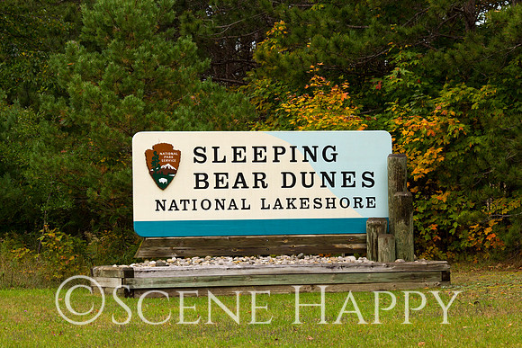 Sleeping Bear Dunes Sign